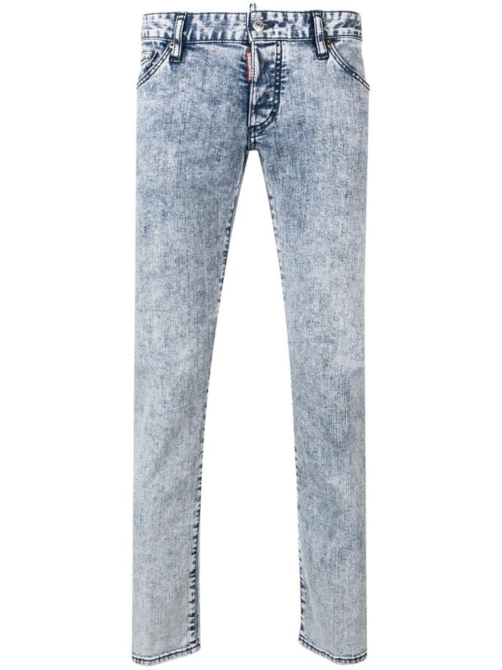 Dsquared2 Low Waist Skinny Jeans - Blue