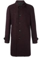 Hevo Classic Mid Coat, Men's, Size: 52, Red, Virgin Wool/polyester/polyamide/viscose