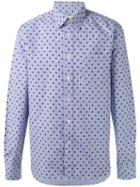 Bellerose Dot Print Shirt, Men's, Size: Small, Blue, Cotton