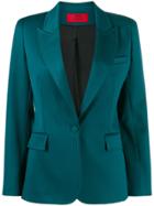 Styland Single-breasted Fitted Blazer - Green