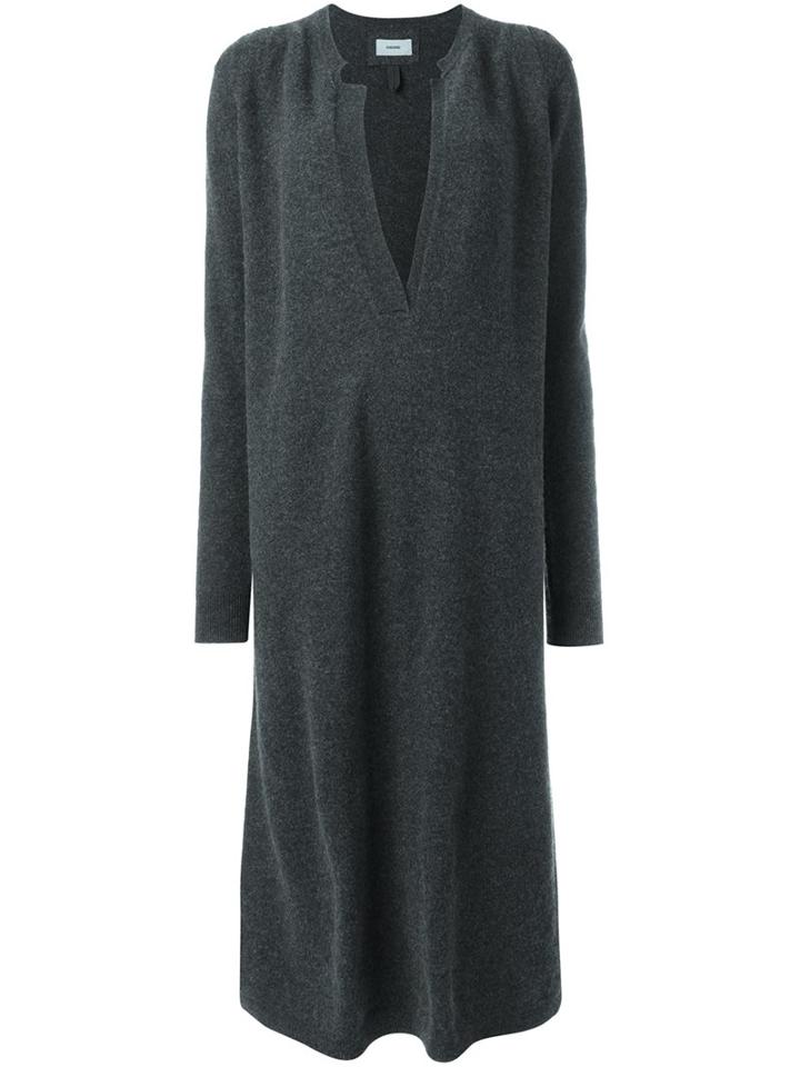 Humanoid 'waylon Warrior' Dress, Women's, Size: Small, Grey, Lambs Wool
