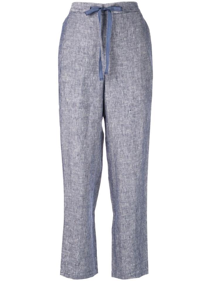 Onia Loose Fit Tapered Trousers - Blue