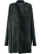Avant Toi - Shawl Lapel Loose-fit Cardigan - Women - Silk/cashmere - M, Black, Silk/cashmere