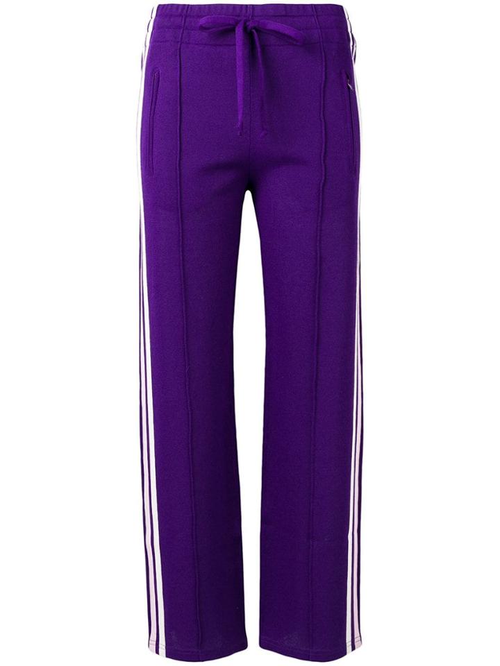 Isabel Marant Étoile Side Stripe Trousers - Purple