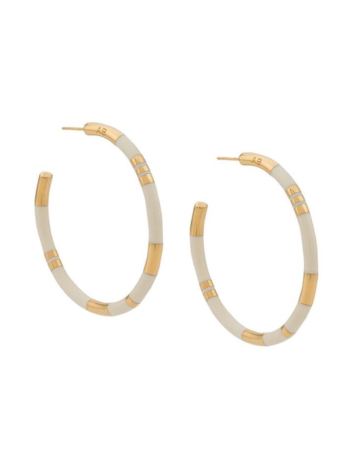 Aurelie Bidermann Positano Large Earrings - White