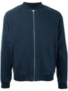 Venroy - Classic Bomber Jacket - Men - Cotton/linen/flax - Xl, Blue, Cotton/linen/flax