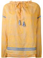 Lemlem - Printed Tunic - Women - Cotton - M, Yellow/orange, Cotton