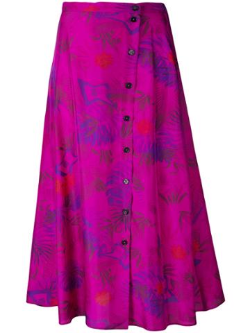Zadig & Voltaire June Jungle Skirt - Pink & Purple