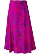 Zadig & Voltaire June Jungle Skirt - Pink & Purple