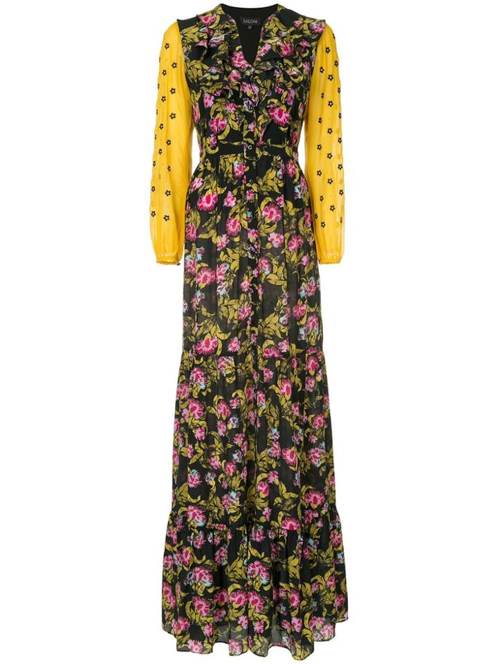 Saloni Ginny Floral Dress - Multicolour