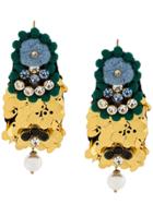 Sara Lanzi Ginepro Earrings - Green