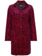 Dsquared2 Leopard Print Trench Coat - Pink