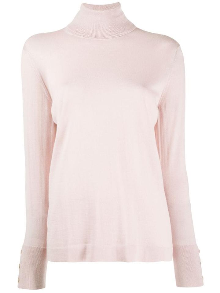 Agnona Roll-neck Sweater - Pink