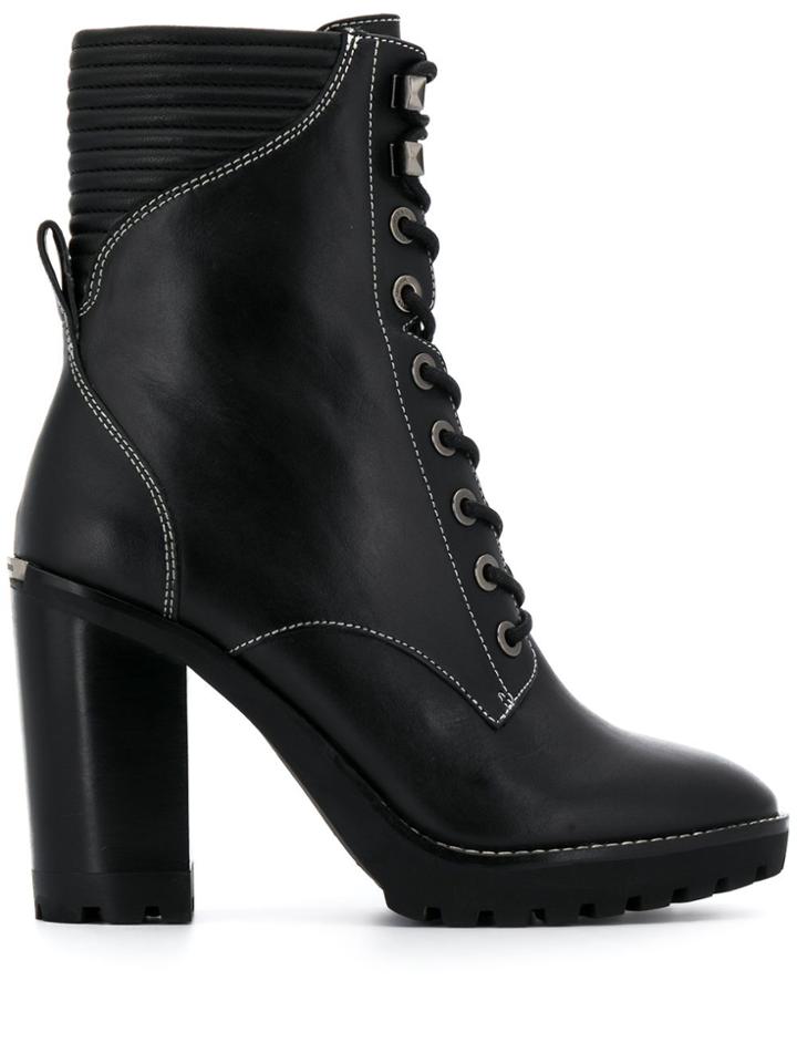 Michael Kors Collection Bastian Lace-up Boots - Black