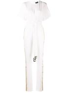 Elisabetta Franchi Belted Jumpsuit - White