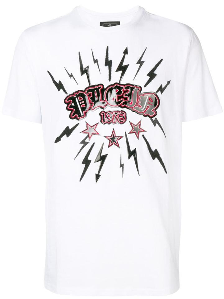 Philipp Plein Lightning Bolt T-shirt - White