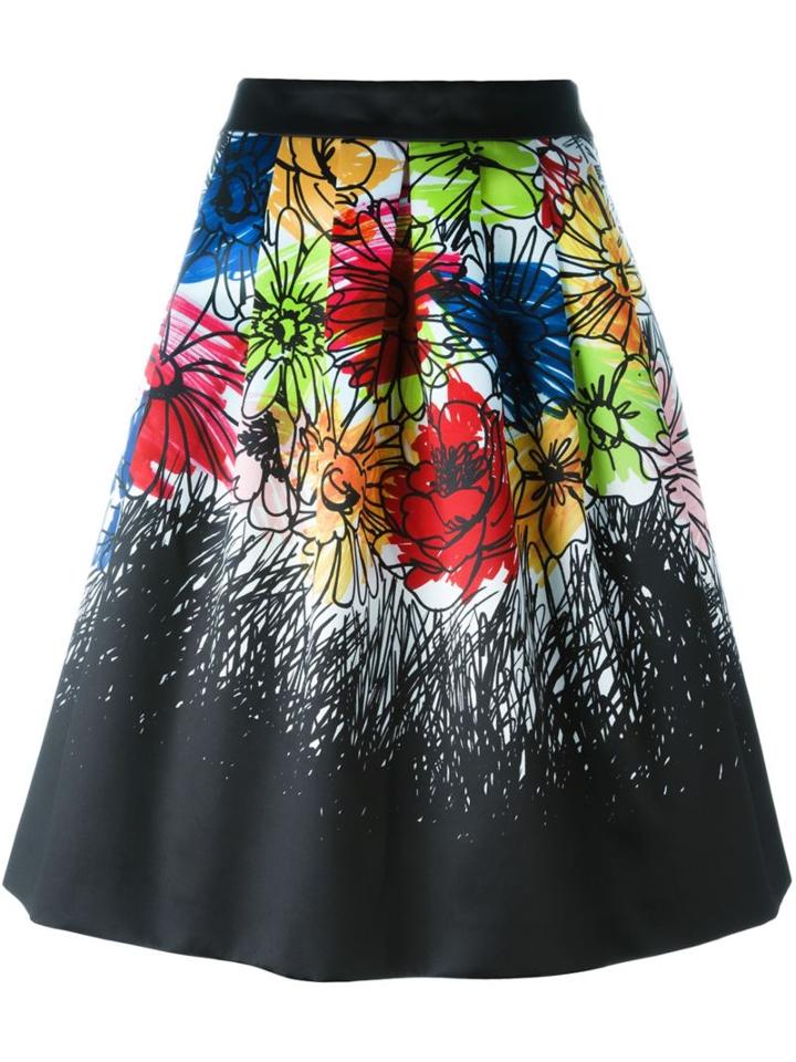 Boutique Moschino Floral Print Skirt