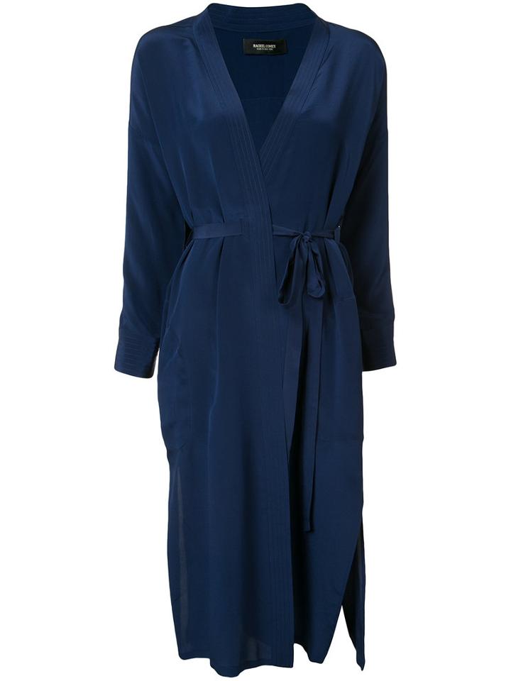 Rachel Comey Wrap Dress, Women's, Size: Xs, Blue, Silk