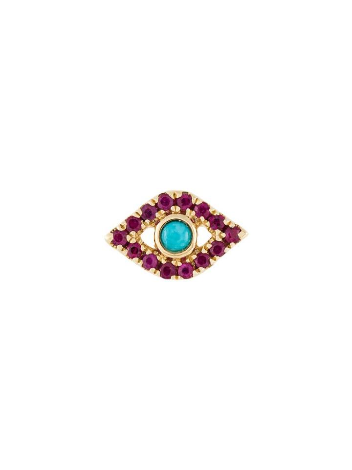 Sydney Evan 'eye' Earring, Women's, Yellow/orange