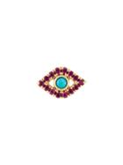 Sydney Evan 'eye' Earring, Women's, Yellow/orange