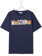 Moschino Kids Teen Maxi T-shirt - Blue
