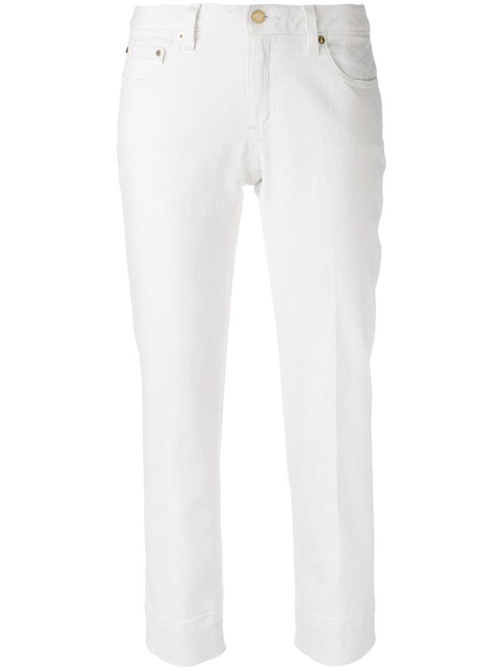 Michael Michael Kors - Cropped Jeans - Women - Cotton/spandex/elastane - 6, White, Cotton/spandex/elastane