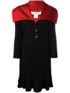 Christian Dior Vintage Reversible Skirt And Jacket Suit, Women's, Size: 38, Black