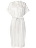 Joseph Jasper Blanket Stripe Dress - White