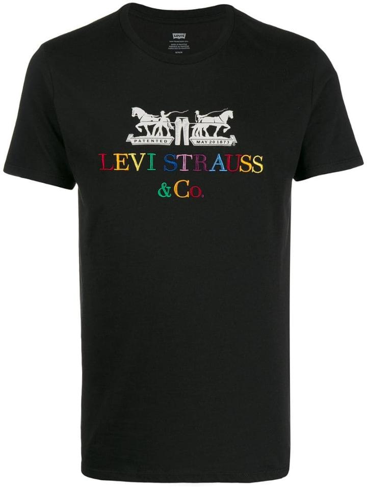 Levi's Embroidered Logo T-shirt - Black
