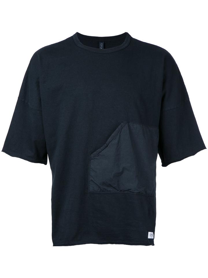 Factotum Front Pocket T-shirt, Men's, Size: 48, Black, Cotton