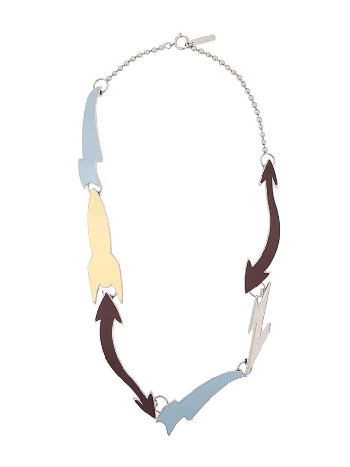 Marni Abstract Necklace - Blue