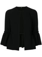 Steffen Schraut Ruffle Detail Jacket - Black