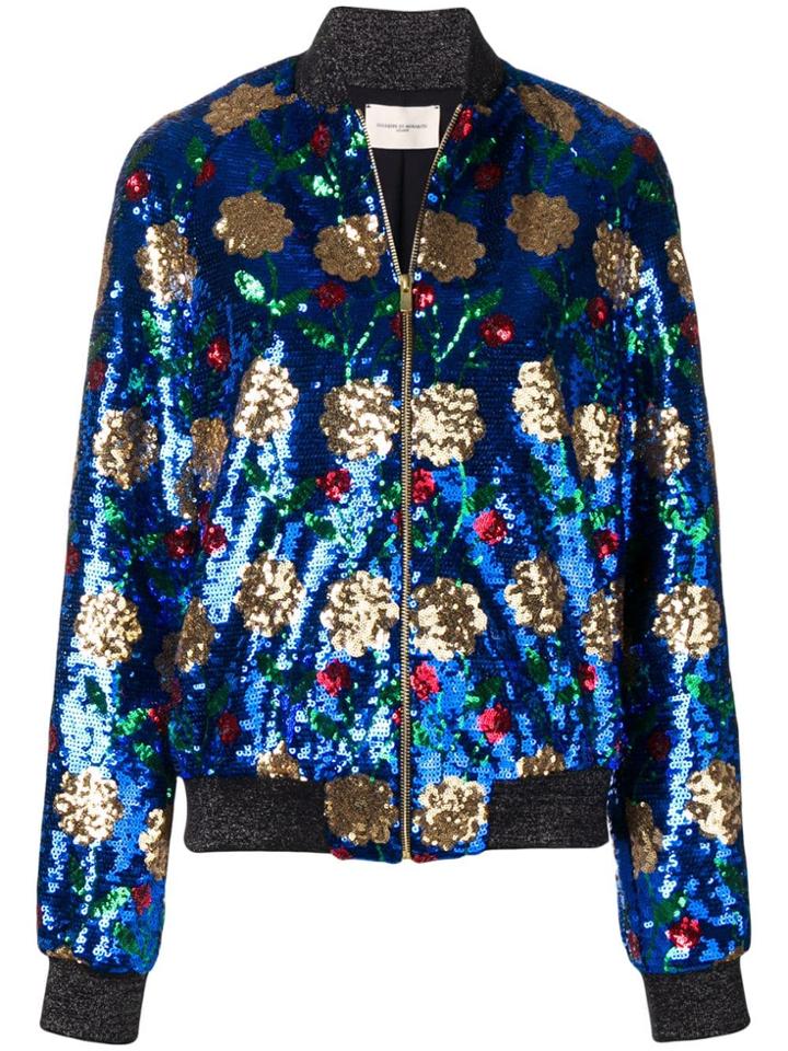 Giuseppe Di Morabito Sequinned Bomber Jacket - Blue