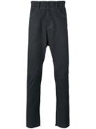 10sei0otto - Crop-crotch Trousers - Men - Cotton/polyester/spandex/elastane - L, Grey, Cotton/polyester/spandex/elastane