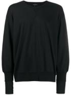 Ann Demeulemeester Classic Jersey Sweater - Black