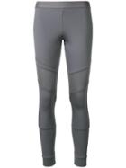 Adidas By Stella Mccartney Fitted Performance Leggings - Grey