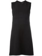 Courrèges Sleeveless Dress, Women's, Size: 42, Black, Silk/wool