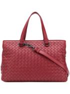 Bottega Veneta Medium Top Handle Bag - Red
