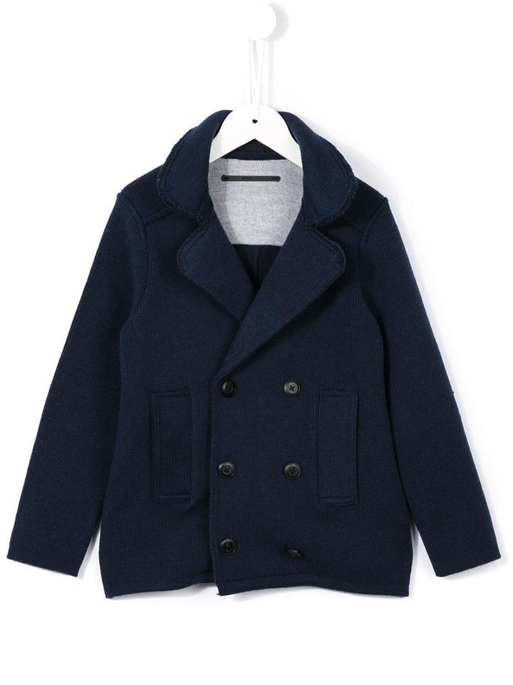 Dondup Kids Double Breasted, Boy's, Size: 10 Yrs, Blue