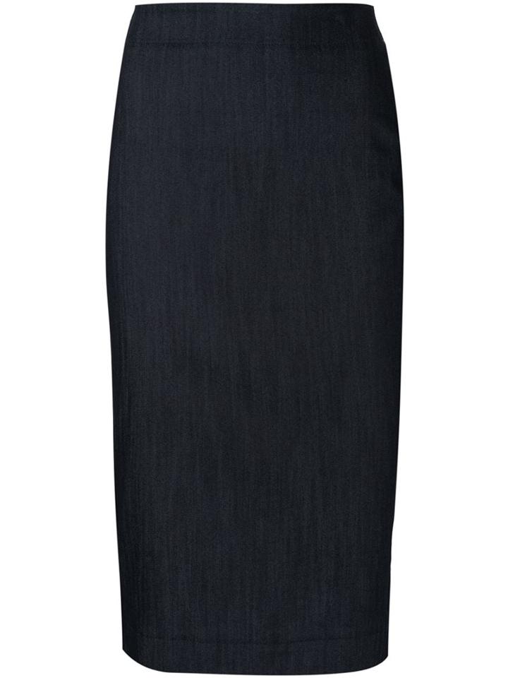 Elizabeth And James Denim Pencil Skirt