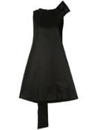 Yang Li Bow Mini Dress - Black
