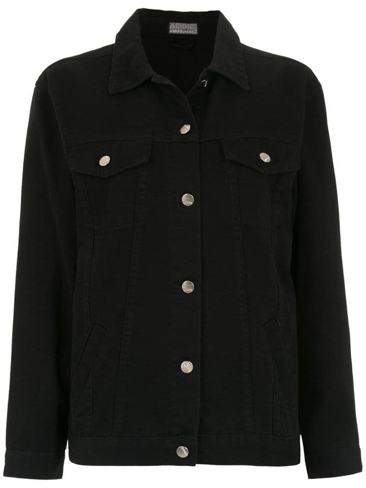 Amapô Relax Nanquim Denim Jacket - Black