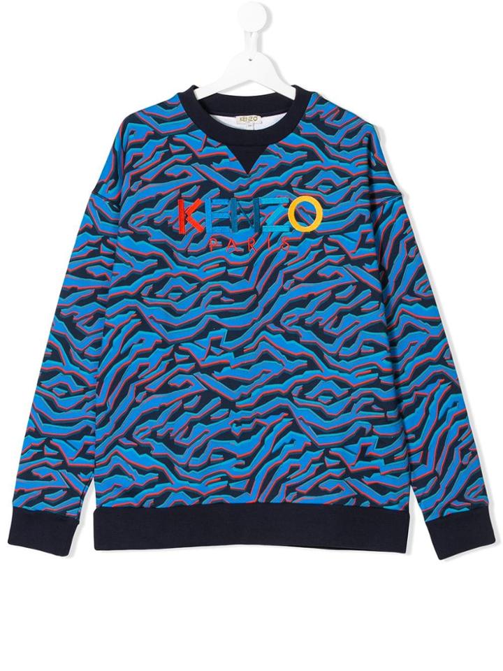 Kenzo Kids Kenzo Kids Km15678 04 Navy - Blue