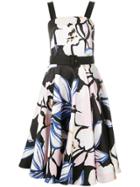 Tufi Duek Floral Print Belted Midi Dress - Multicolour