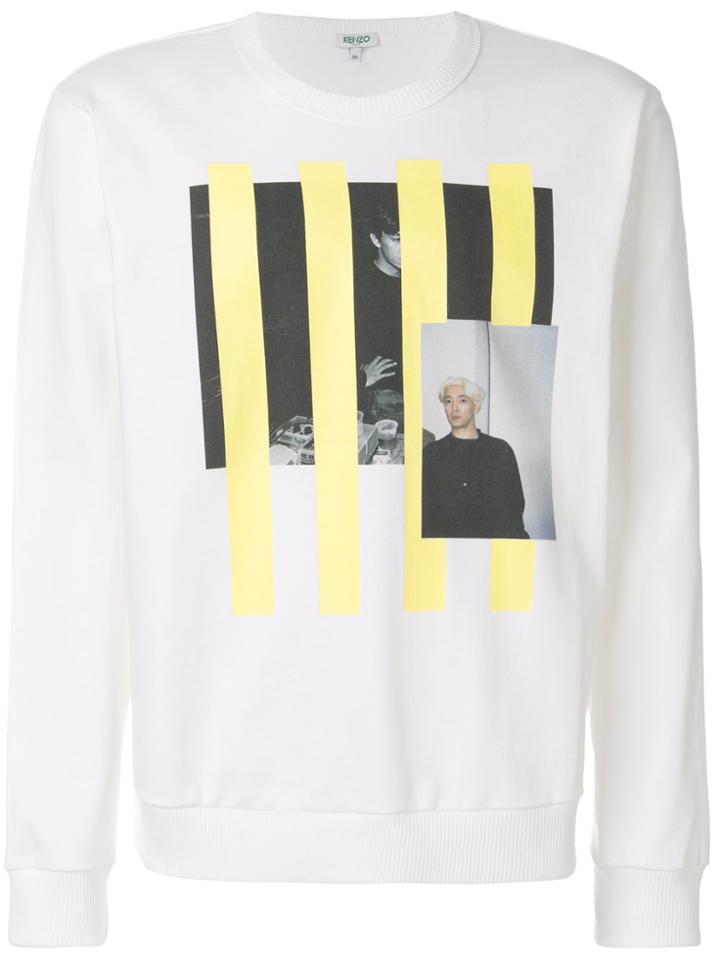 Kenzo Printed Style Sweatshirt - White