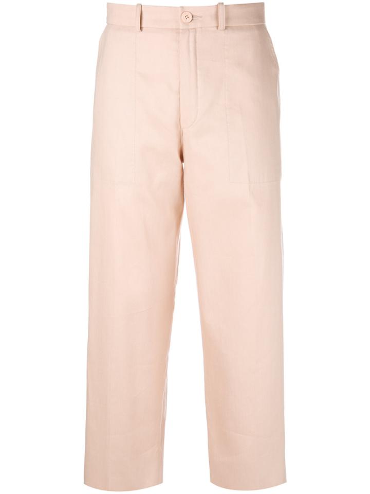 Red Valentino Cropped Polo Shirt - Green