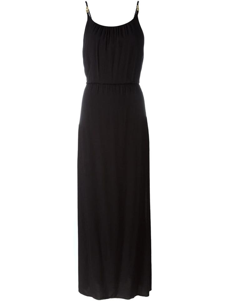 Heidi Klein Drop Waist Maxi Dress - Black
