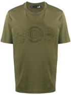 Love Moschino Logo Embossed T-shirt - Green