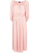 Smythe Ruchéd Detail Dress - Pink