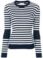 Courrèges Striped Sweater - Blue